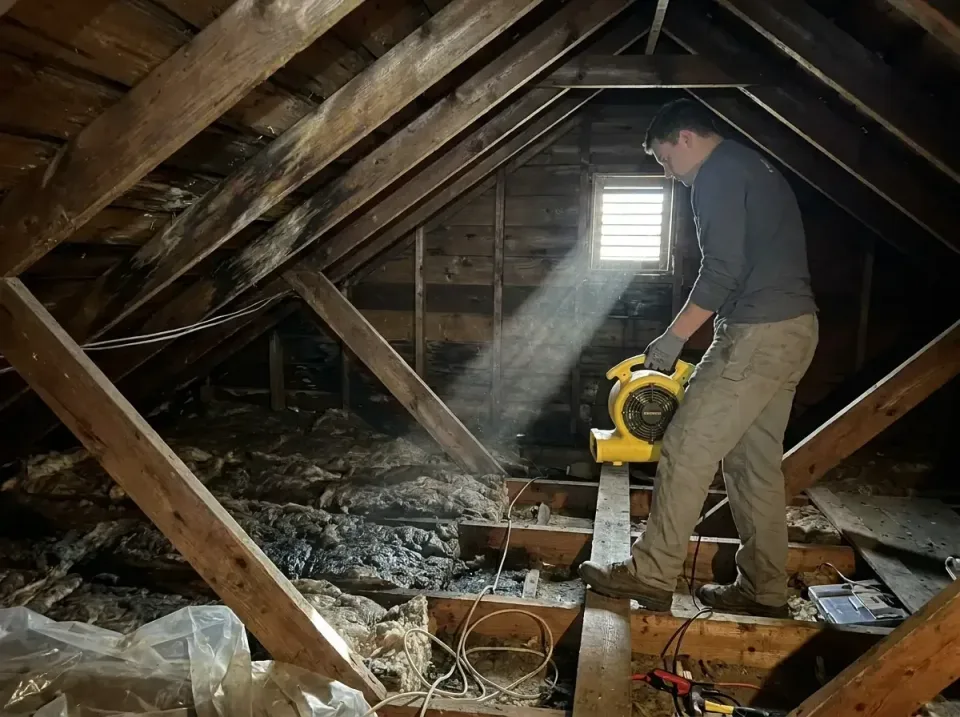 attic-water-damage-drying-proc-007 — frequently asked questions, Emergency Water Extraction & 24/7 Flood Response in Madelia…